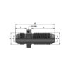 HT2700-MJ-MJ BULKHEAD - Image 2